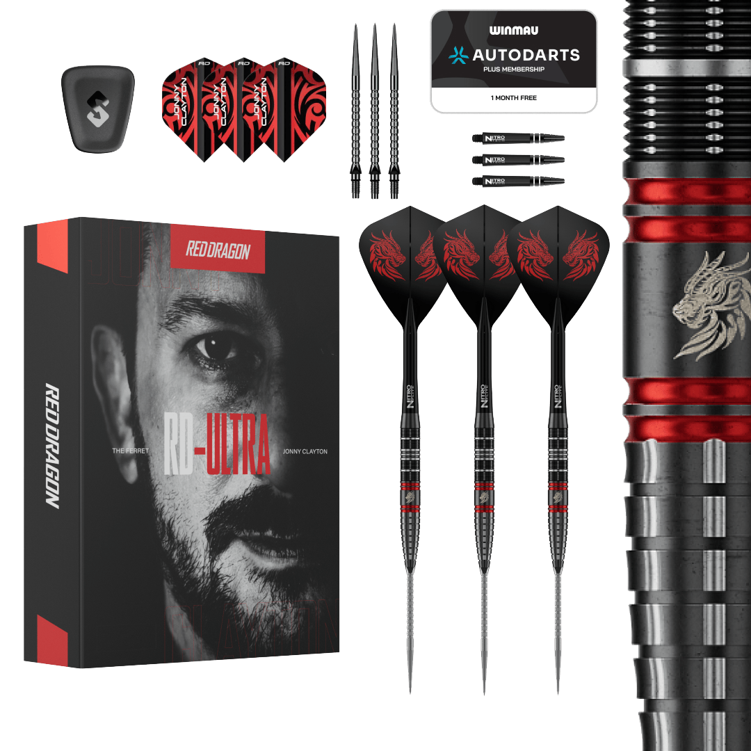 Red Dragon Jonny Clayton RD-ULTRA Switch Point Steeldarts - 22g